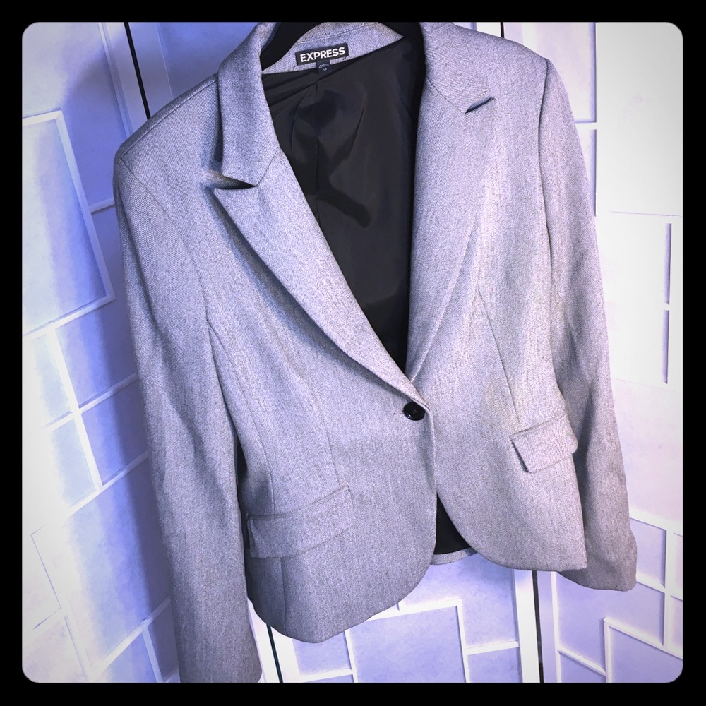 EXPRESS Grey suit blazer